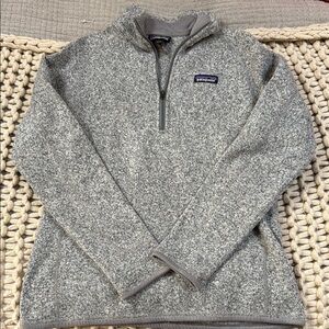 Patagonia Gray Better Sweater Quarter-Zip Pullover